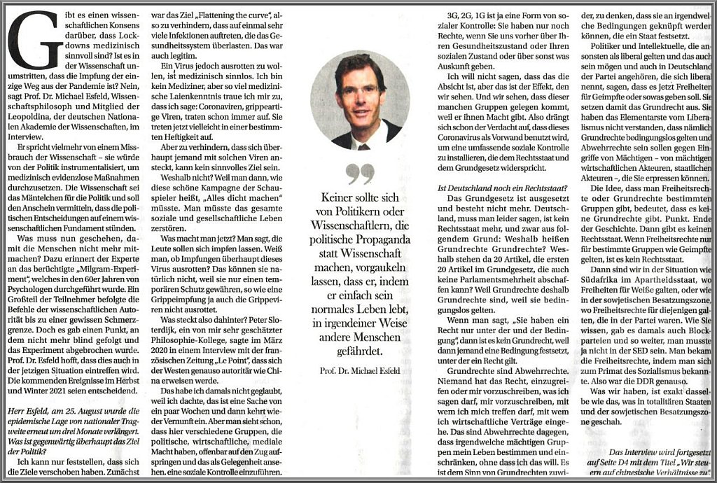 michael esfeld leopoldina politische propaganda heimatschutzbewegung